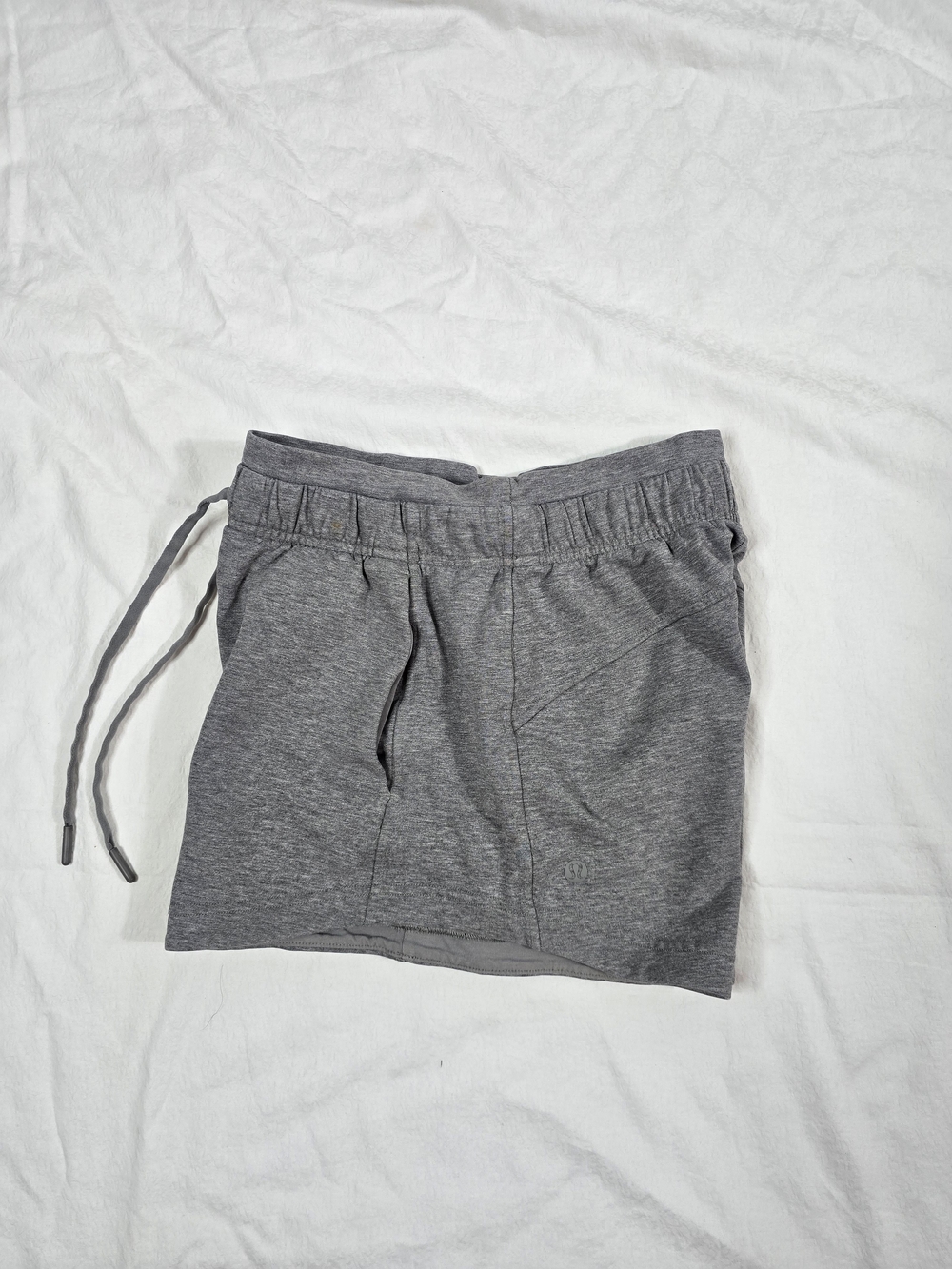 Gray Athletic Skort with Drawstring